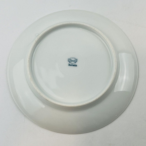 Floral Blue and White Decorative Wall Plate - Picture 2 of 6